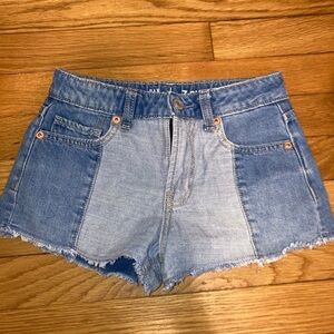 Gap girls shortie high rise shorts size 7